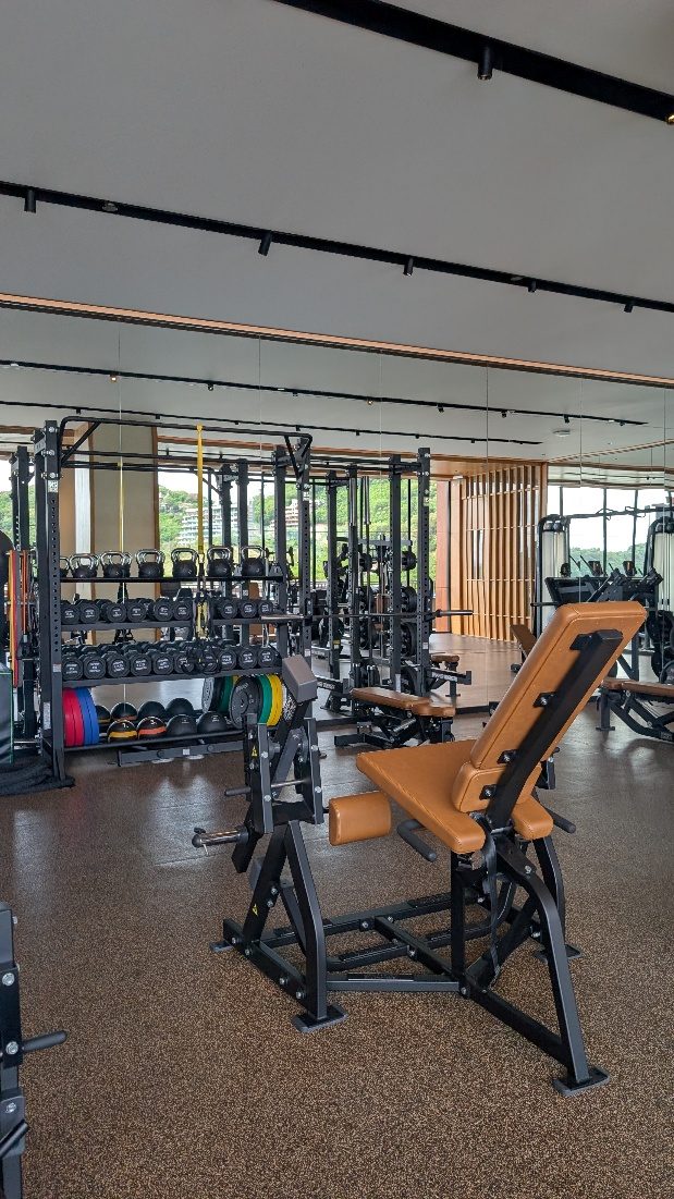 Gym weights area